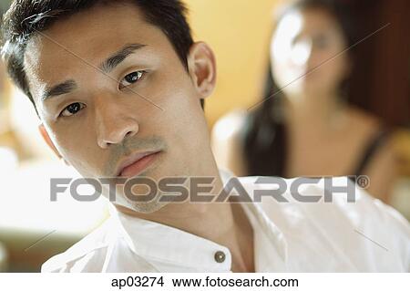 Man looking at camera, portrait View Large Photo Image Picture - Man looking at camera, portrait . Fotosearch