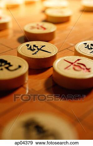 Stock Photo - Close-up of Chinese board game. Fotosearch