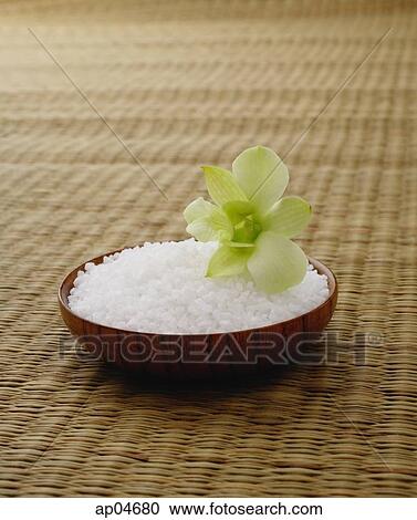Single flower on bowl of rice View Large Photo Image Stock Image - Single flower on bowl of rice. Fotosearch