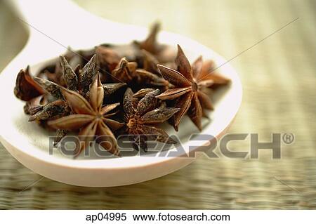 Star Anise in spoon, still life, close-up View Large Photo Image Stock Photography - Star Anise in spoon, still life, close-up. Fotosearch