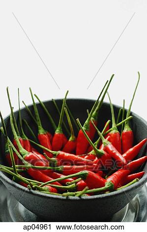 Still life of chilies in bowl View Large Photo Image Stock Image - Still life of chilies in bowl. Fotosearch