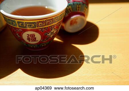 Still life of Chinese teacups View Large Photo Image Stock Photo - Still life of Chinese teacups. Fotosearch