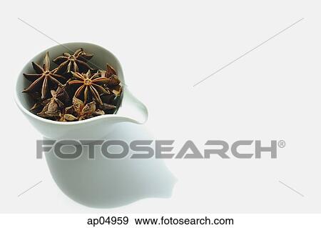 Still life of spices in a white bowl View Large Photo Image Stock Photo - Still life of spices in a white bowl. Fotosearch