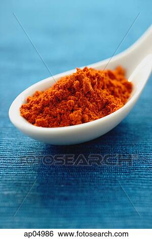 Still life of spoon with chili powder View Large Photo Image Stock Photograph - Still life of spoon with chili powder. Fotosearch