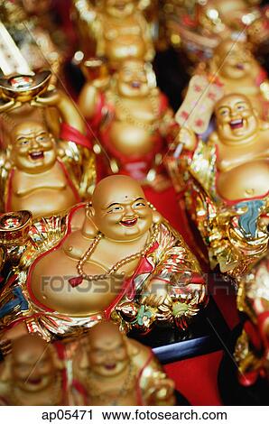 Chinese Laughing Buddhas View Large Photo Image Stock Image - Chinese Laughing Buddhas. Fotosearch