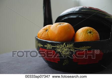 Basket of Chinese Mandarin Oranges View Large Photo Image Stock Photo - Basket of Chinese Mandarin Oranges. Fotosearch