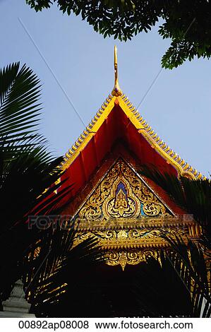 Roof of Kancanarama Buddhist Temple, Singapore View Large Photo Image Stock Photo - Roof of Kancanarama Buddhist Temple, Singapore. Fotosearch