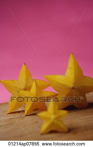 Sliced star fruit View Large Photo Image Stock Photograph - Sliced star fruit. Fotosearch