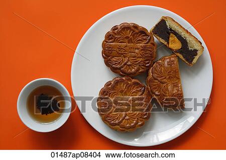 Still life of mooncakes with single yolk View Large Photo Image Picture - Still life of mooncakes with single yolk. Fotosearch