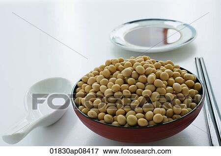 Still life of soya beans and sauce View Large Photo Image Stock Photo - Still life of soya beans and sauce. Fotosearch