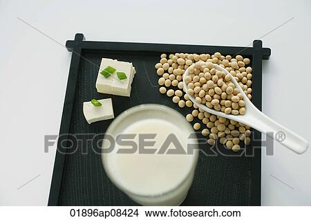 Still life of soya milk and soya beans View Large Photo Image Picture - Still life of soya milk and soya beans. Fotosearch