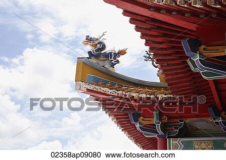 Detail of Chinese rooftop View Large Photo Image Stock Image - Detail of Chinese rooftop. Fotosearch