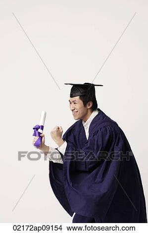 Man with diploma View Large Photo Image Picture - Man with diploma. Fotosearch