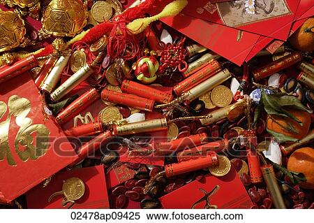 Various of Chinese New Year ornaments View Large Photo Image Stock Photography - Various of Chinese New Year ornaments. Fotosearch