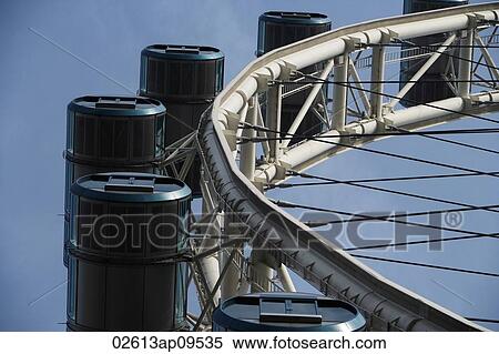 Singapore Flyer from a low angle view View Large Photo Image Stock Photography - Singapore Flyer from a low angle view. Fotosearch