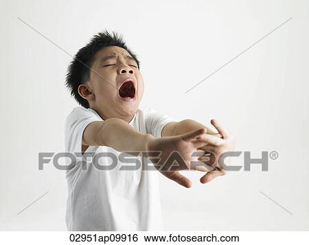 boy yawning View Large Photo Image Stock Photograph - boy yawning. Fotosearch