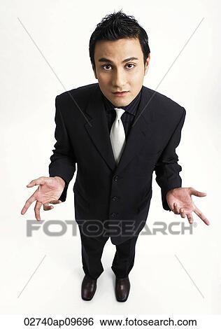 man looking puzzled View Large Photo Image Stock Photograph - man looking puzzled. Fotosearch