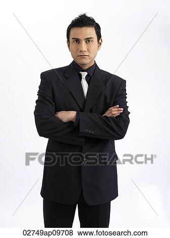 "man looking strict, arms crossed" View Large Photo Image Stock Photo - "man looking strict, arms crossed". Fotosearch