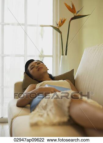 young woman sleeping View Large Photo Image Stock Image - young woman sleeping. Fotosearch