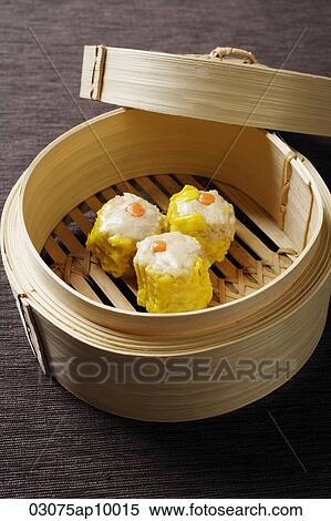 bamboo steamer with dimsum View Large Photo Image Stock Photography - bamboo steamer with dimsum. Fotosearch