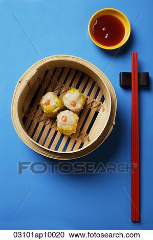 dim sum in bamboo steamer View Large Photo Image Stock Image - dim sum in bamboo steamer. Fotosearch