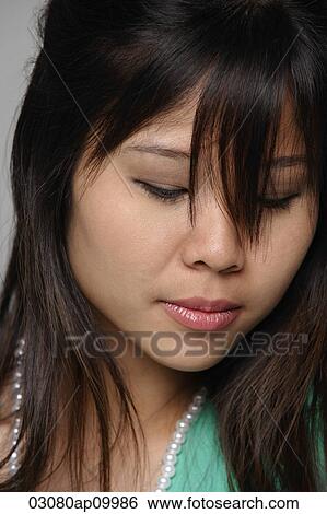 Head shot of young woman. View Large Photo Image Stock Photograph - Head shot of young woman.. Fotosearch