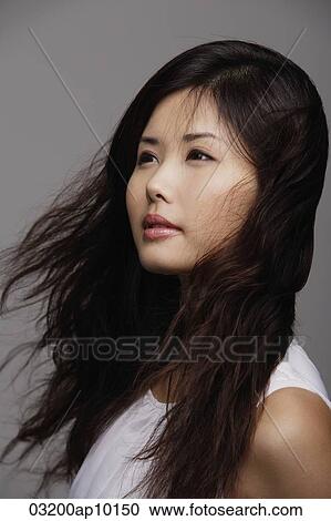 Head shot of beautiful Chinese woman View Large Photo Image Stock Image - Head shot of beautiful Chinese woman. Fotosearch