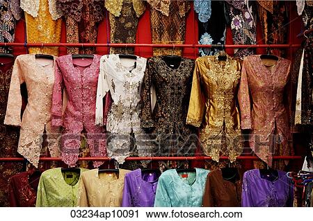 Traditional Malaysian attire for woman, baju kebaya View Large Photo Image Stock Image - Traditional Malaysian attire for woman, baju kebaya. Fotosearch