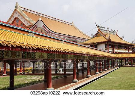 Buddhist temple grounds View Large Photo Image Stock Image - Buddhist temple grounds. Fotosearch
