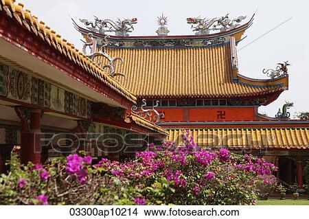 Picture - Chinese Buddhist Temple. Fotosearch