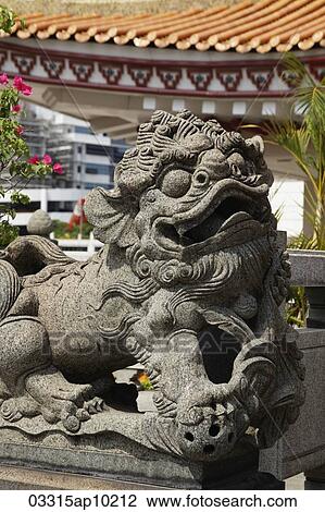 Statue of stone dragon. View Large Photo Image Stock Image - Statue of stone dragon.. Fotosearch