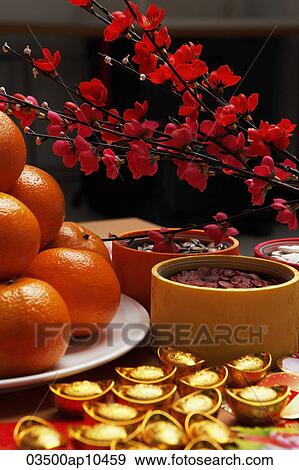 Chinese New Year decorations View Large Photo Image Stock Photo - Chinese New Year decorations. Fotosearch