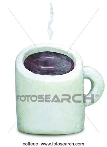Coffee Cup View Large Clip Art Graphic Clipart - Coffee Cup. Fotosearch