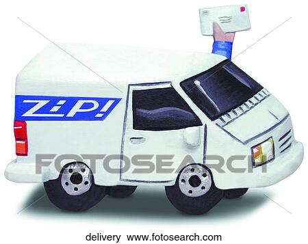 Delivery View Large Clip Art Graphic Clip Art - Delivery. Fotosearch