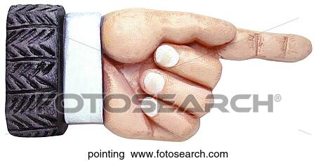 Clipart - Finger Pointing. Fotosearch
