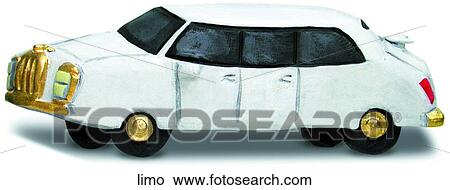 Limo View Large Clip Art Graphic Clipart - Limo. Fotosearch