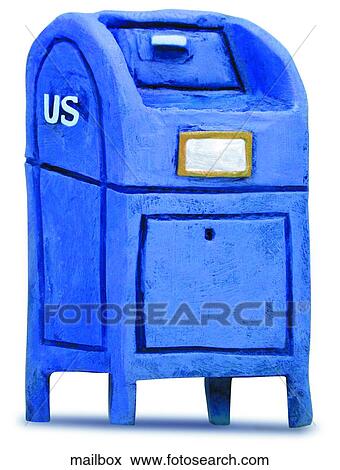 Mailbox View Large Clip Art Graphic Clip Art - Mailbox. Fotosearch