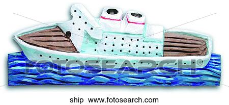 Ship View Large Clip Art Graphic Clipart - Ship. Fotosearch