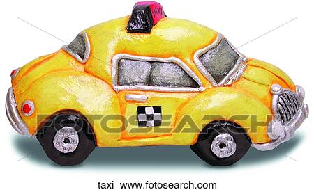 Clipart - Taxi. Fotosearch