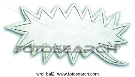 Clipart - Word Balloon 2. Fotosearch