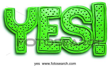 Clip Art - Yes. Fotosearch