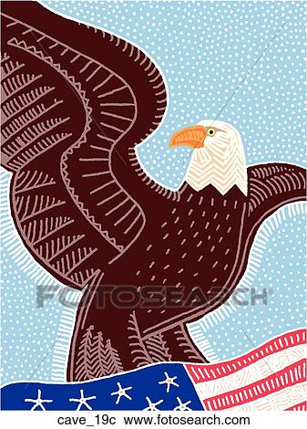 Clipart - American Flag. Fotosearch