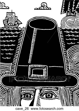 Stock Illustration - Cornucopia - B&W. Fotosearch
