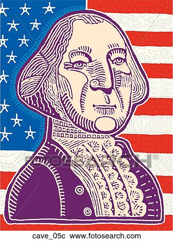 Clipart - George Washington. Fotosearch