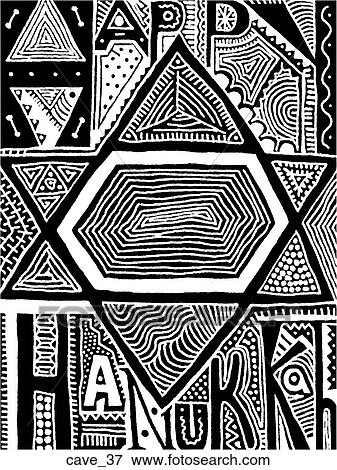 Menorah - B&W View Large Illustration Stock Illustration - Menorah - B&W. Fotosearch