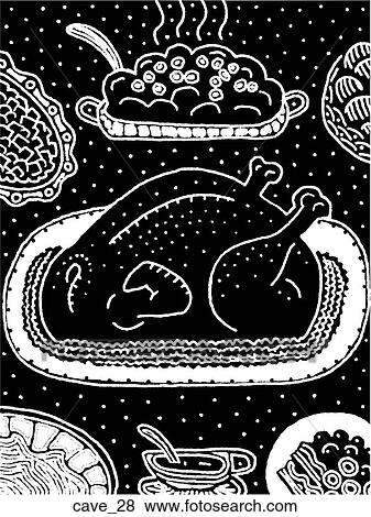 Stock Illustration - Turkey - B&W. Fotosearch