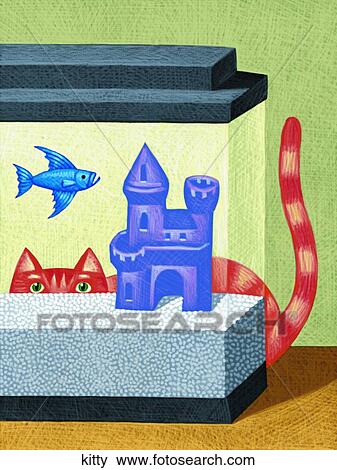 Kitty View Large Illustration Stock Illustration - Kitty. Fotosearch