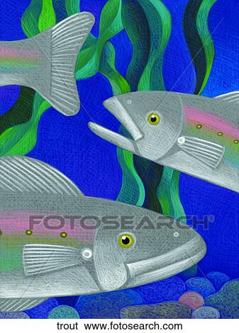 Stock Illustration - Trout. Fotosearch