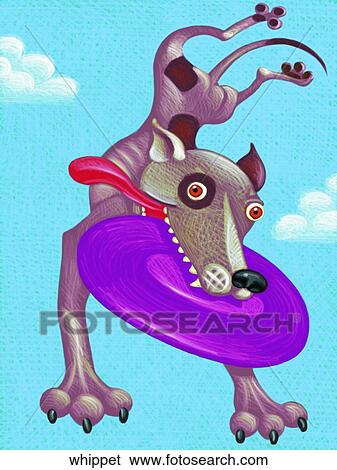 Stock Illustration - Whippet. Fotosearch