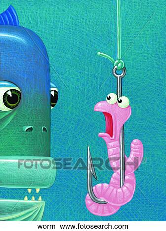 Worm View Large Illustration Stock Illustration - Worm. Fotosearch